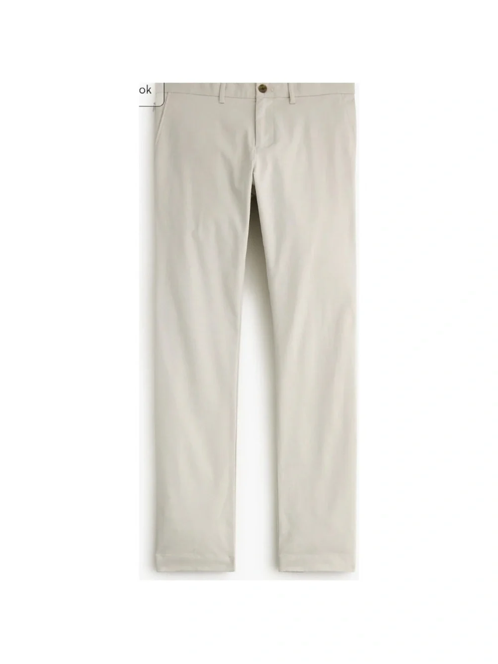 J. Crew Men's Flex Slim Stone Khaki Pants Sz 34/32 NWT